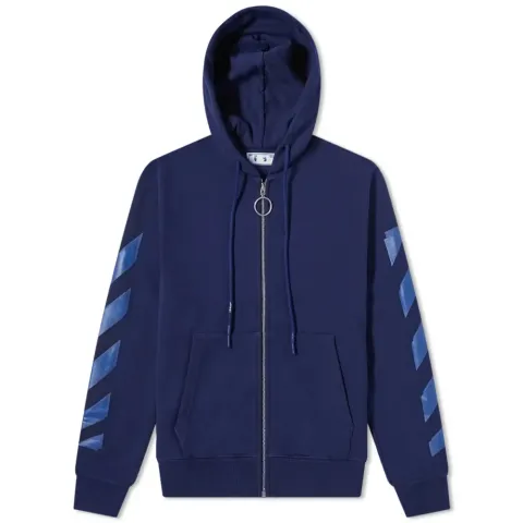 Rubber Arrow Slim Zip Hoodie
