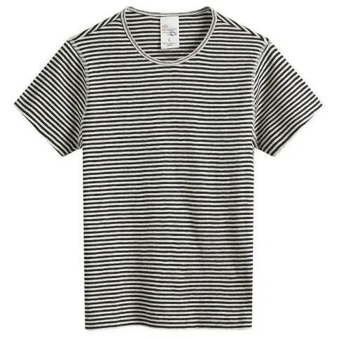 Nudie Eve Stripe Slub T-Shirt