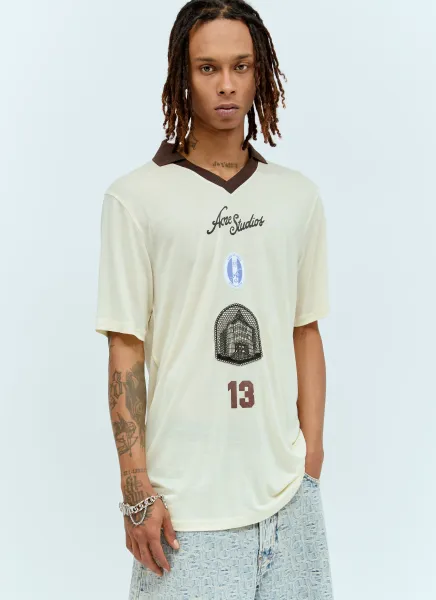 Logo Print Polo Shirt