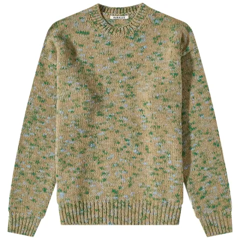 Marl Yarn Crew Knit