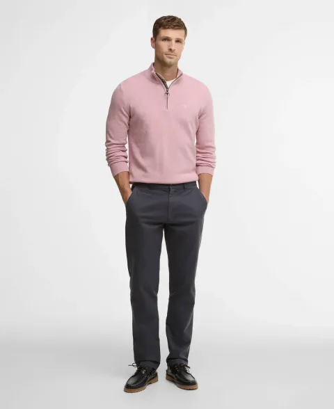 Washed Stretch Tailored Trousers