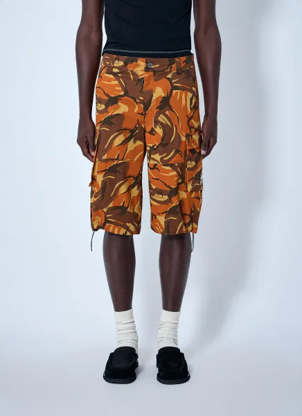 Printed Cargo Shorts