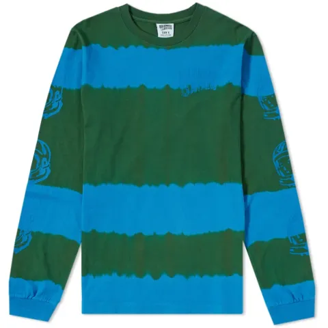 Long Sleeve Bleached Stripe Tee