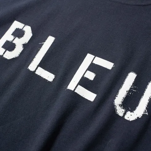 Bleu Stencil Tee