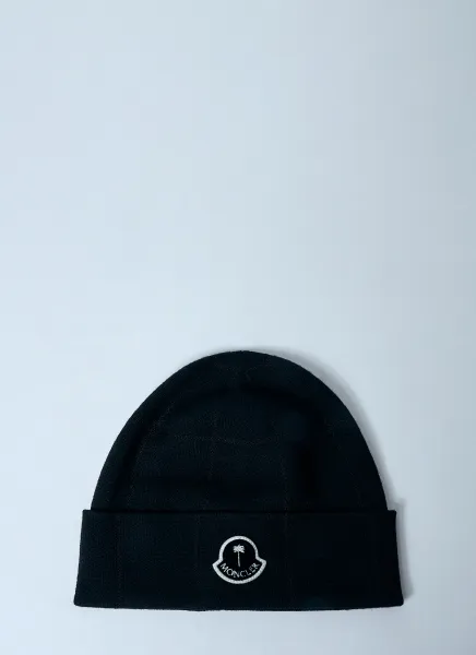 Logo Patch Beanie Hat