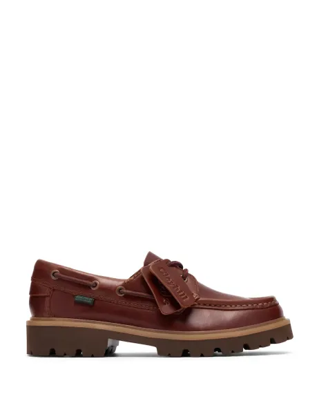 Clarks Leather Boat Shoes Brown