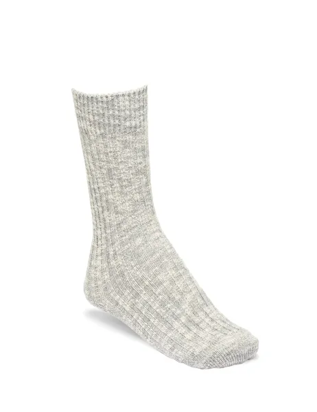 Birkenstock Cotton Rich Ankle High Socks Grey Mix
