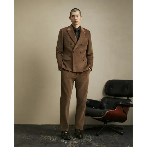 River Island Corduroy Suit Trousers