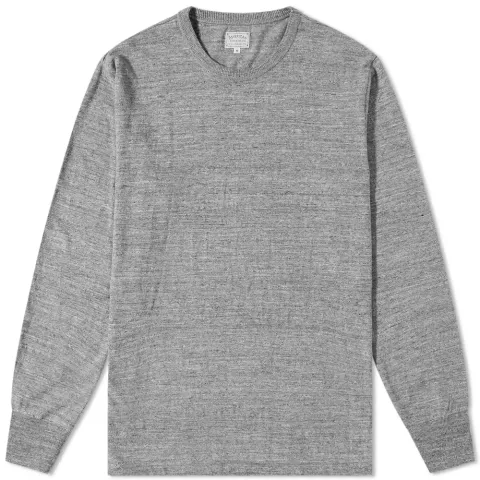 The Real McCoy's Joe Mccoy Long Sleeve Loopwheel T-Shirt