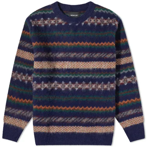 Howlin' A Woolen Wonder Fair isle Crew Knit