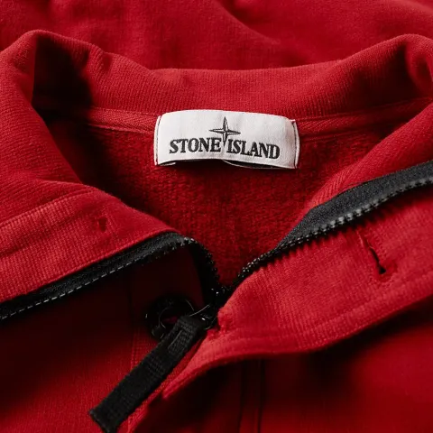 Garment Dyed Zip and Button Sweat