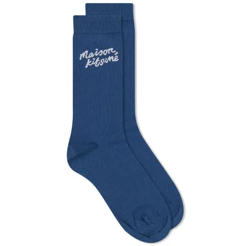 Maison Kitsuné Handwriting Socks