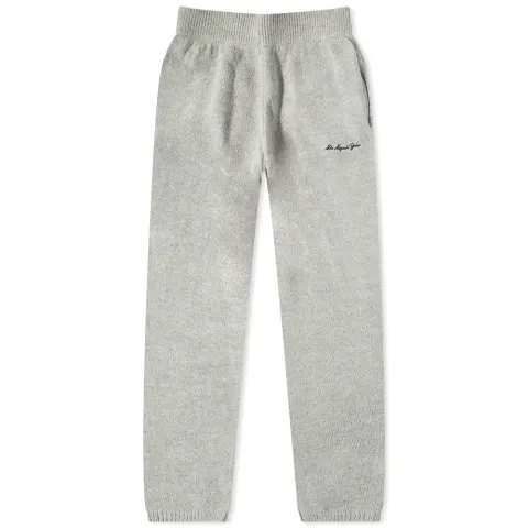 Mohair Blend Knit Sweat Pant