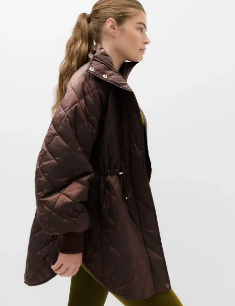 Goodmove Stormwear Cocoon Longline Padded Jacket Dark Chocolate