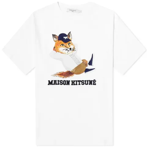 Maison Kitsuné Dressed Fox Print Easy T-Shirt