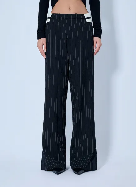 Jean Paul Gaultier Exposed Waistband Tailoring Trousers
