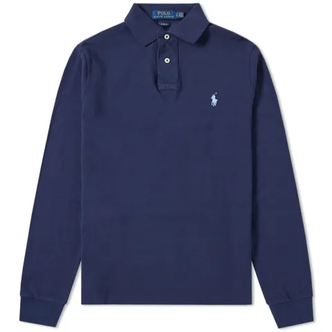 Long Sleeve Slim Fit Polo