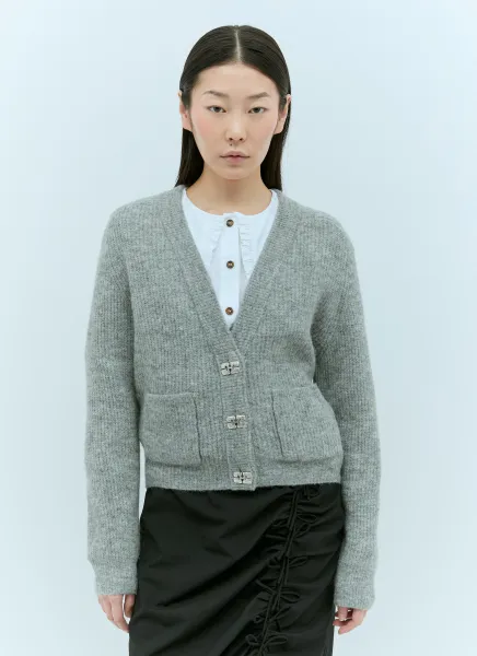 Soft Wool-Blend Cardigan