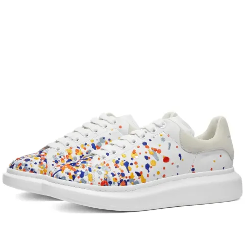 Paint Splatter Wedge Sole Sneaker