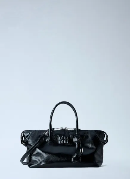 Leather Top Handle Bag