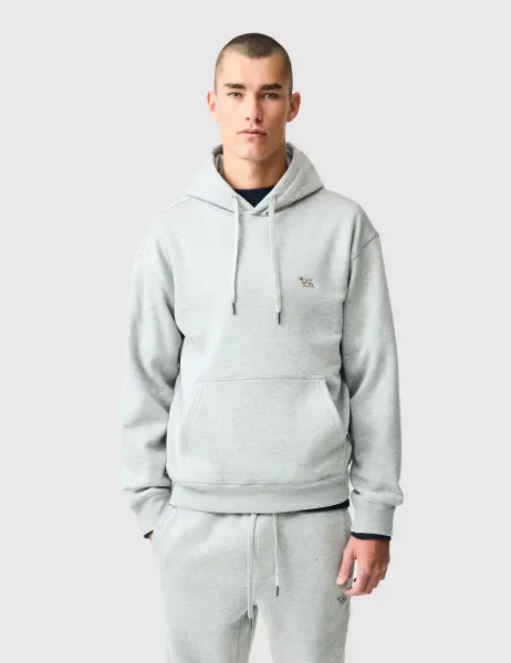 Rodd & Gunn Otago Cotton Rich Hoodie Light Grey