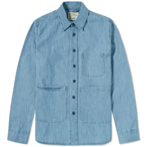 Patch Pocket Denim Chore Jacket