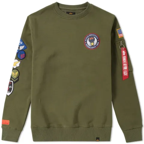 Patch Crew Sweat