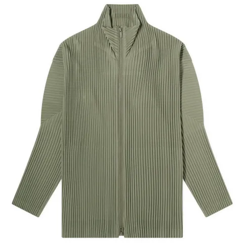 Pleated Zip Jacket