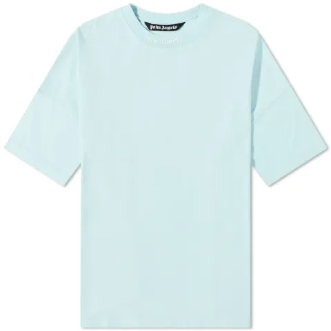 Oversized Mock Neck Logo T-Shirt