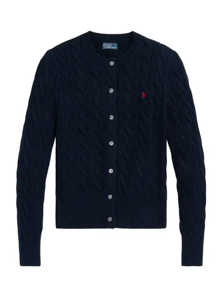 Crewneck Cardigan Blue