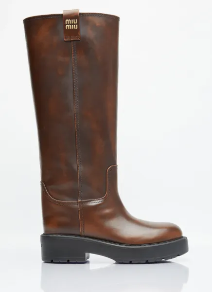 Fumé Leather Boots