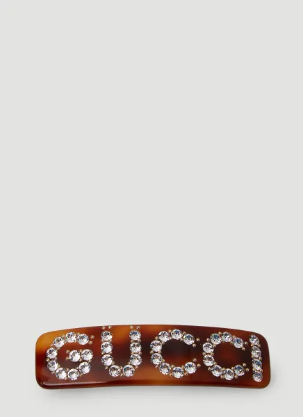 Crystal Logo Hair Clip