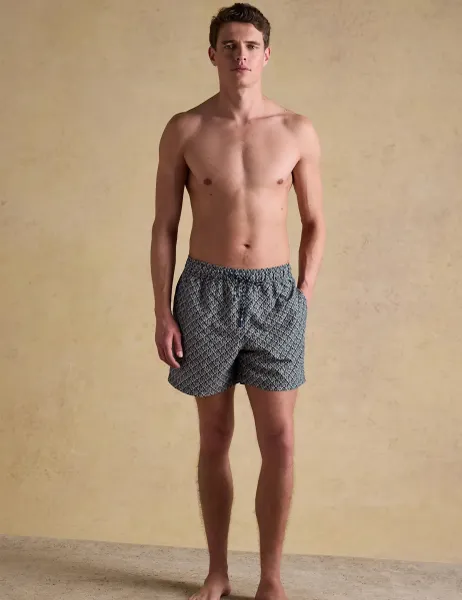 Joules Pocketed Starfish Print Swim Shorts Navy Mix