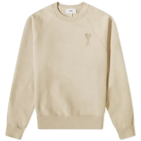 AMI Tonal Heart Crew Sweat