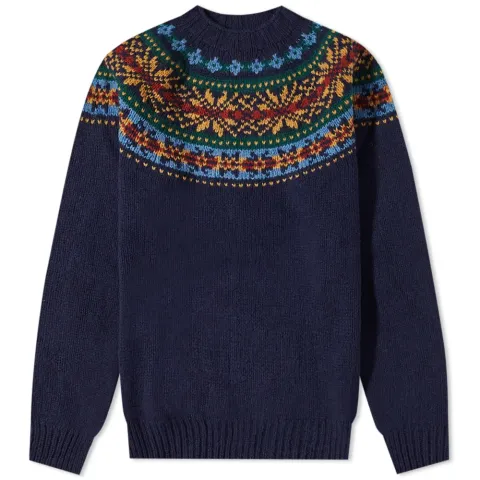 Howlin' Fragments of Light Fair Isle Crew Knit