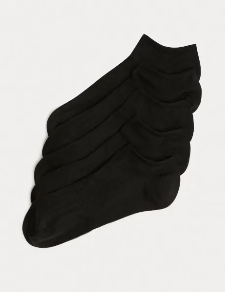 Goodmove 5 Pack Microfibre Trainer Liners Black
