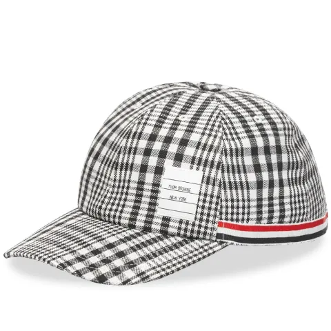 Checked Baseball Cap