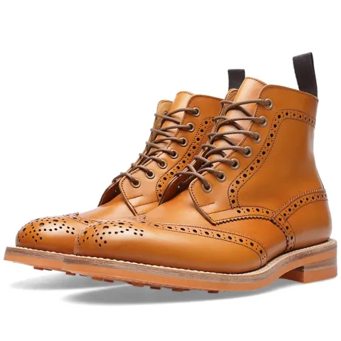 x Tricker's Contrast Brogue Boot