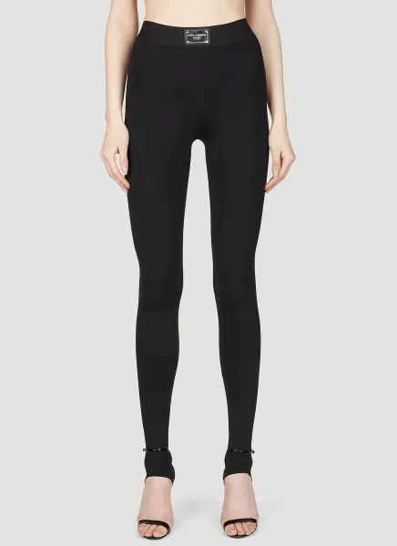 Logo Plaque Leggings