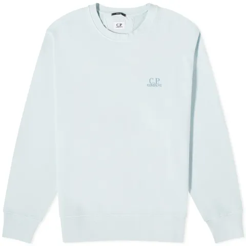 Cotton Diagonal Fleece Logo Sweatshirt