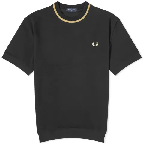 Crew Neck Pique T-Shirt