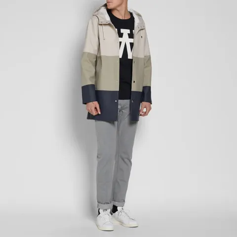 Stockholm Stripe Raincoat