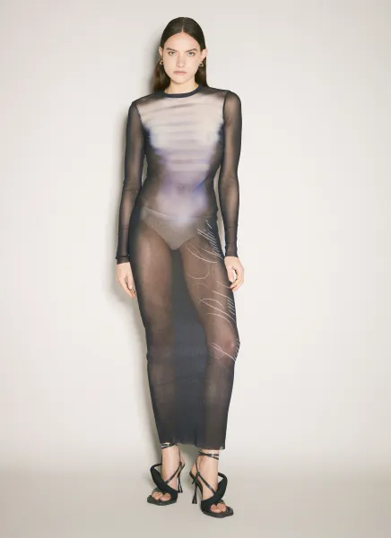 Le Mâle Crewneck Maxi Dress