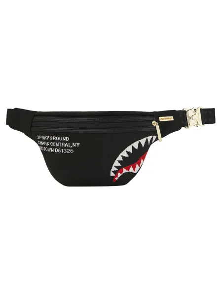 Sprayground Shark Central Knit Crossbody Bag