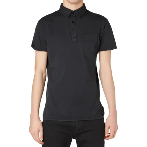 Garment Dyed Button Down Polo