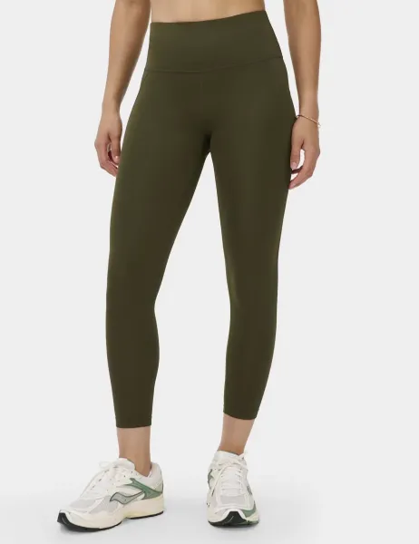 Sweaty Betty All Day High Waisted 7/8 Leggings Dark Green