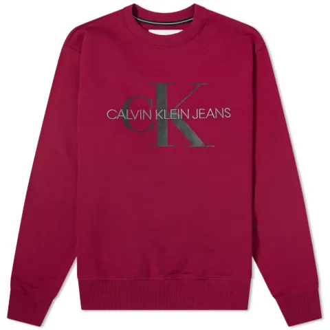 Monogram Print Crew Sweat
