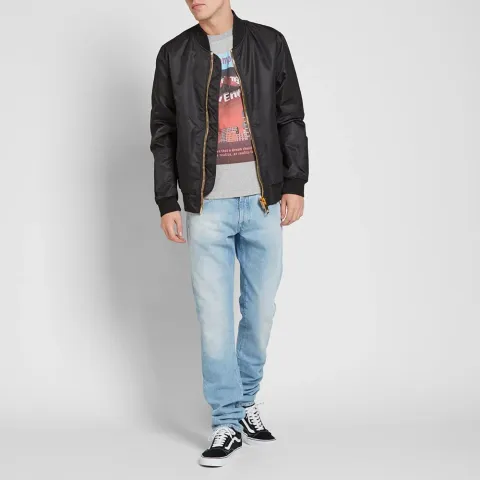 Maxi Zip Bomber Jacket