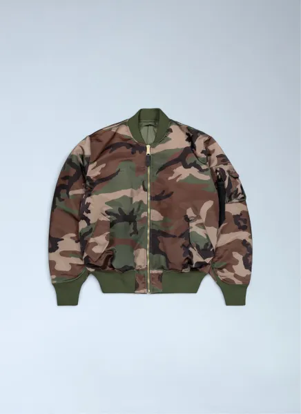 MA-1 Primaloft Flight Camo Bomber Jacket