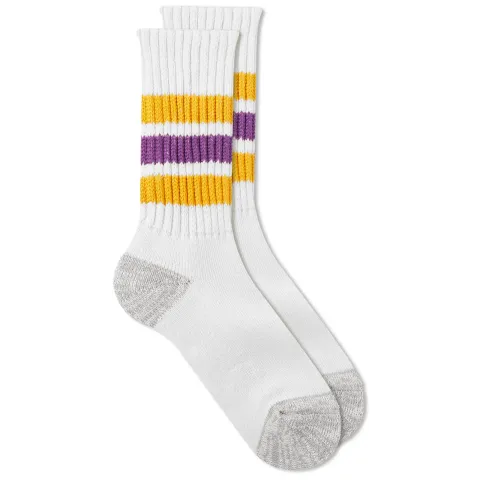 Coarse Rib Old School Crew Sock